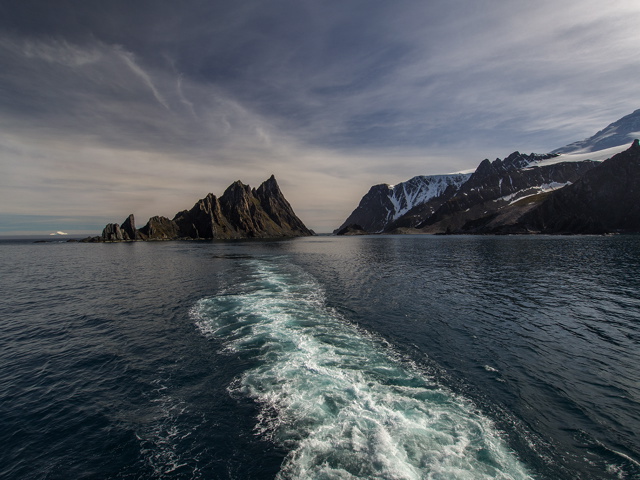 leaving Antarctica and Elephant Island