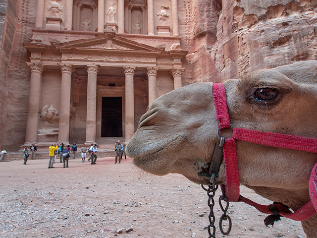 Petra, Jordan, and the Treasury in the background    Olympus OM-D E-M1   12-40mm f2.8