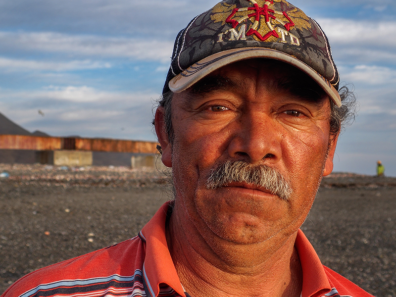 Mexican fisherman at Laguna Magdalena