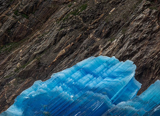 Part of an iceberg, just after calving off of the South Sawyer Glacier, Tracy Arm, Alaska.  Olympus E-M1   50-200mm lens