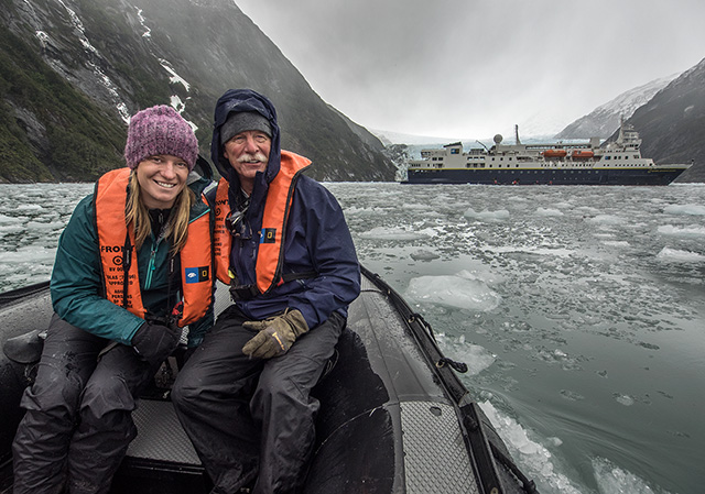 In Girabaldi Fjord, Maggie and Jay