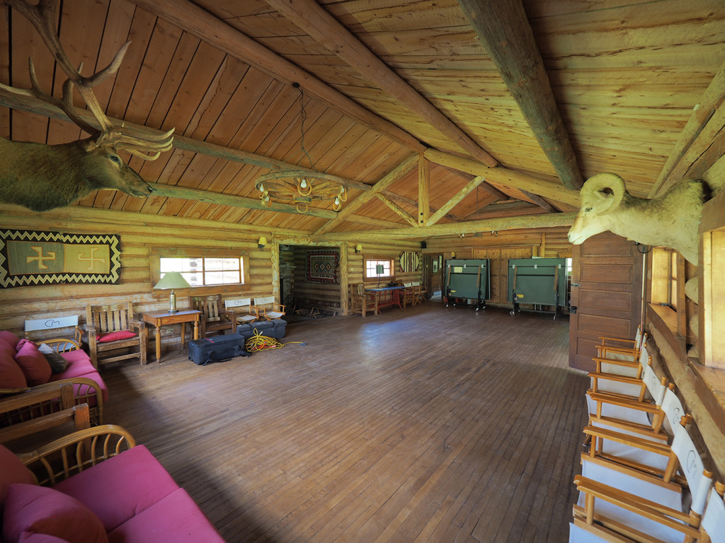 Workshop HQ in the Roundup Cabin at CM Ranch-this is when I arrived...