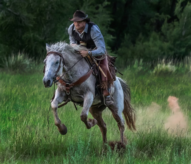 Spencer Clark in upper pasture      Oly E-M1  40-150mm f2.8