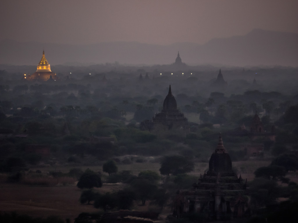 Bagan region of Myanmar and some of the 1000's of ancient Buddhist temples E-M1 40-150mm