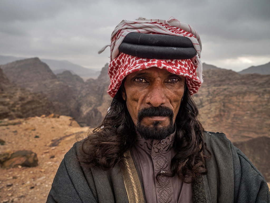 Bedouin near Monastery at Petra, Jordan E-M1 12-40mm Pro