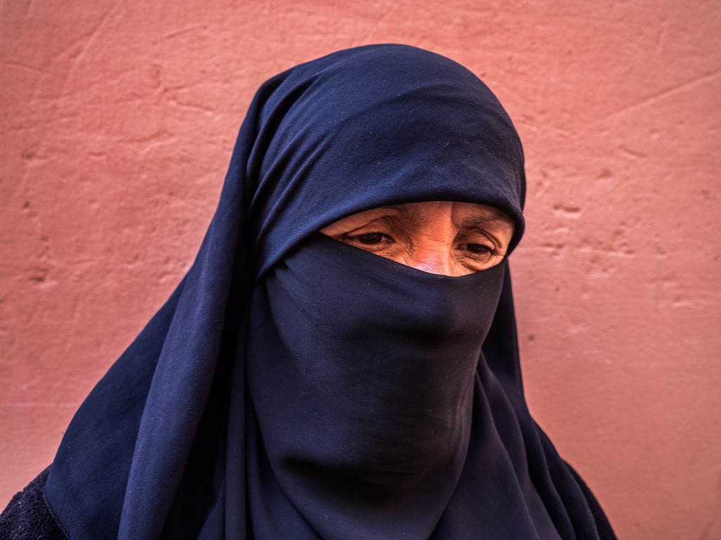Marrakech woman, in Morocco E-M1 12-40mm Pro